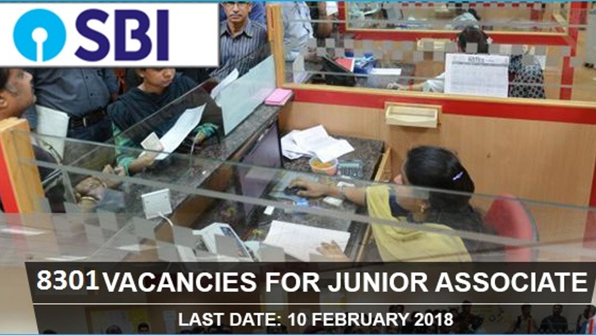 SBI Junior Associate Jobs 2018