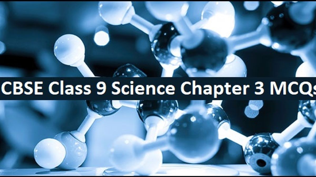 CBSE Class 9 Science MCQs Chapter 3 Atoms and Molecules