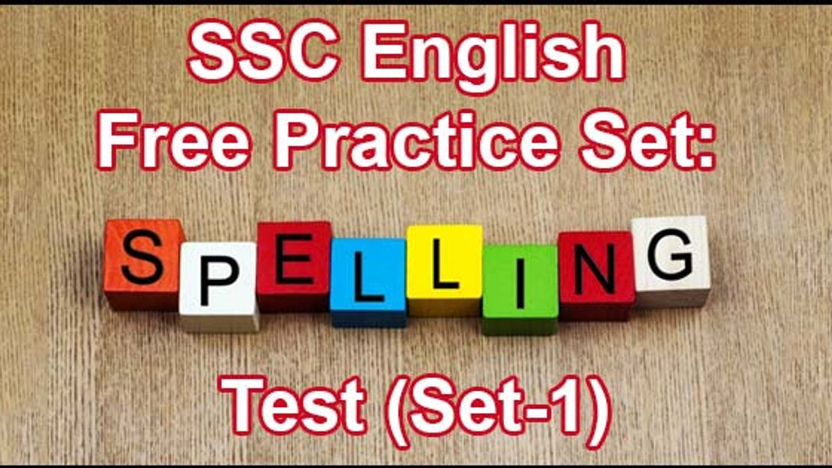 SSC english pratice set