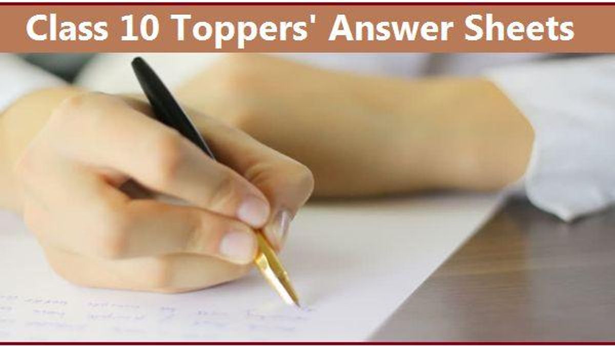 Class 10 Toppers' Answer Scripts
