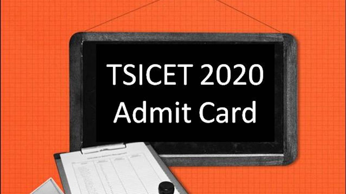 TSICET 2020 Admit Card