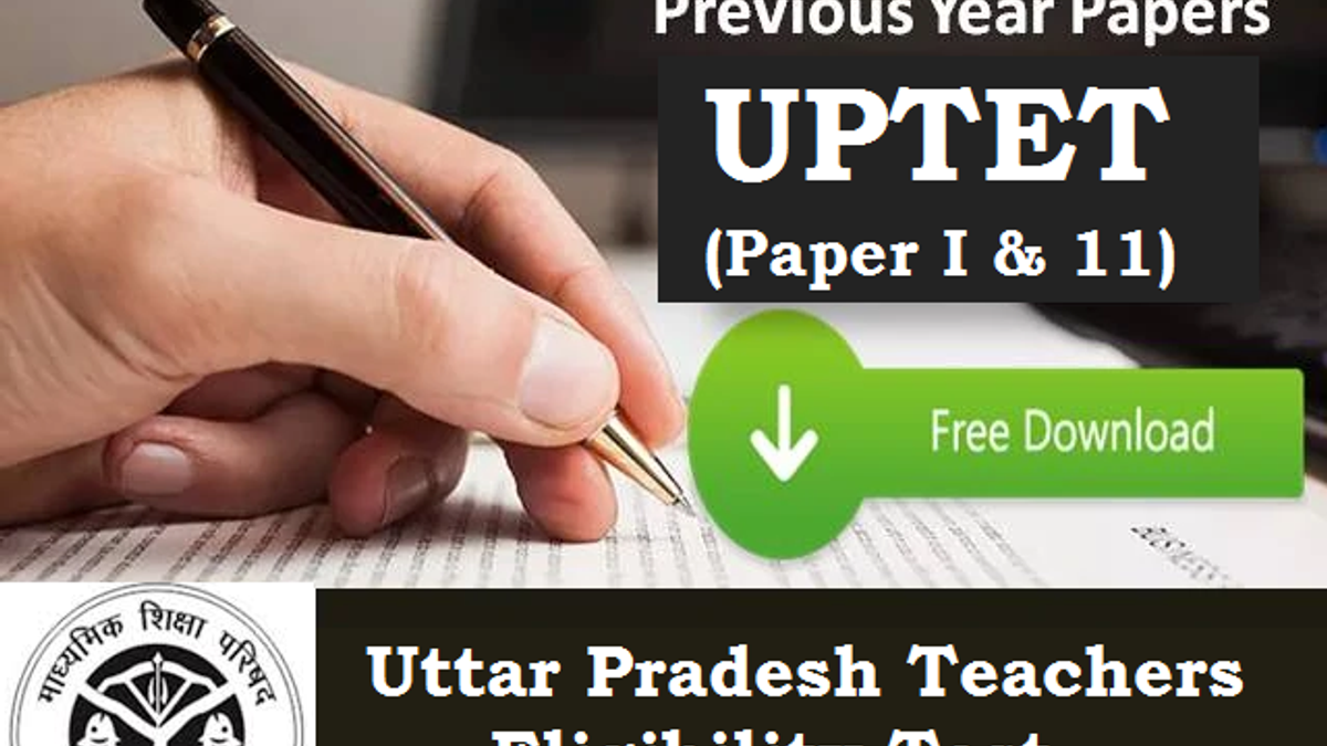 UPTET Previous Year Papers