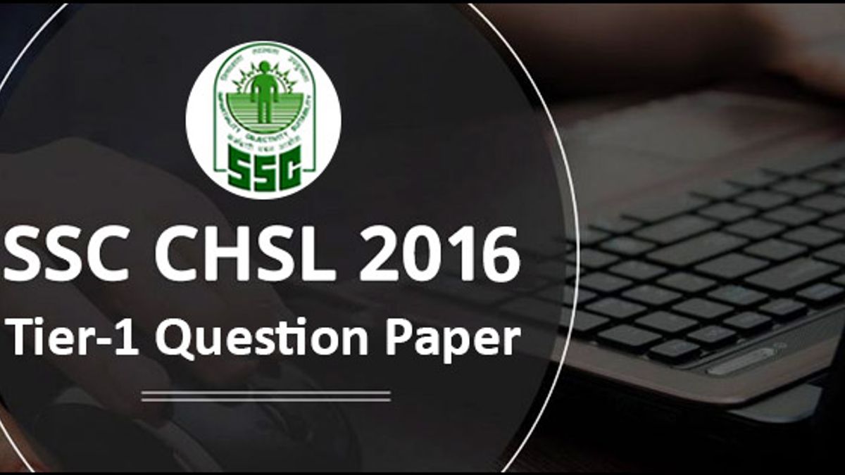 ssc chsl question paper