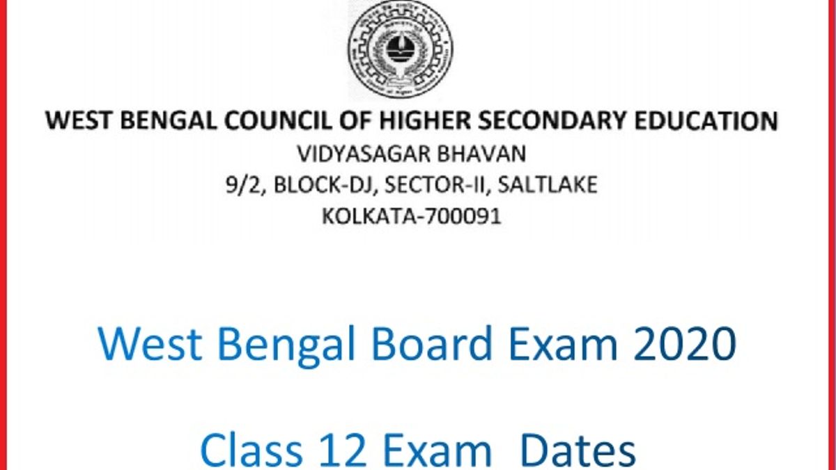 West Bengal Board Exam 2020