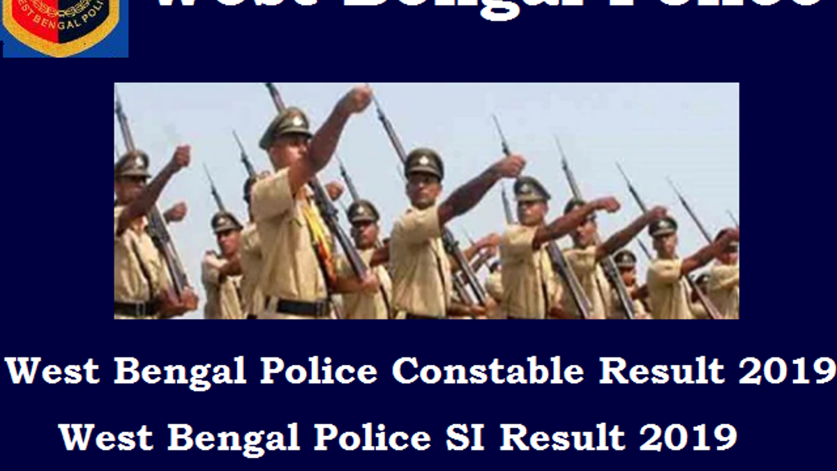 West Bengal Police Result 2019 