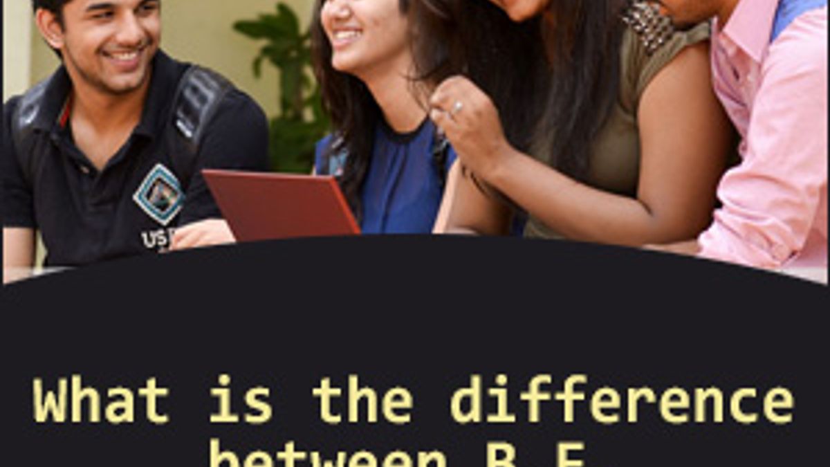 What is the difference between B.E. and B.Tech?