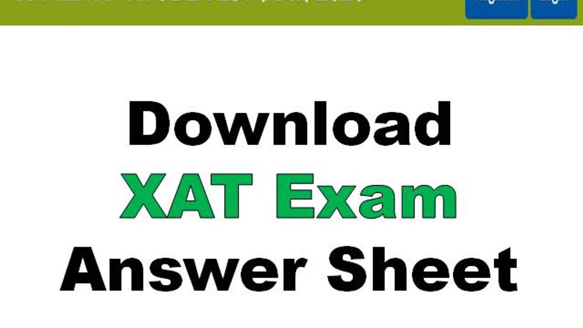 XAT 2020 answer sheet