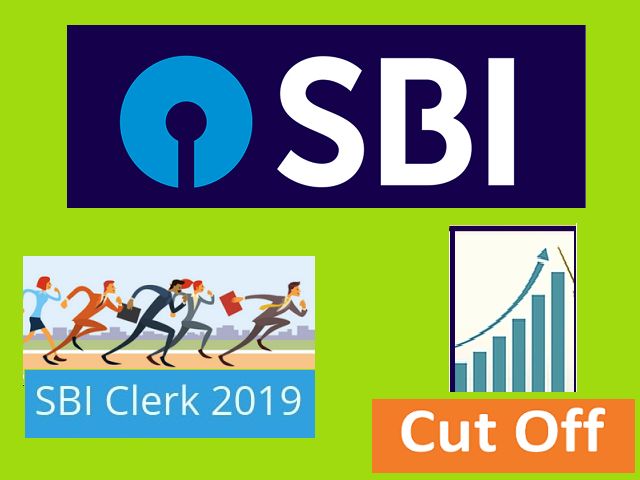 SBI Clerk Prelims 2019 Cut off