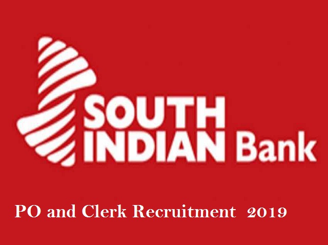 South Indian Bank Recruitment 2019