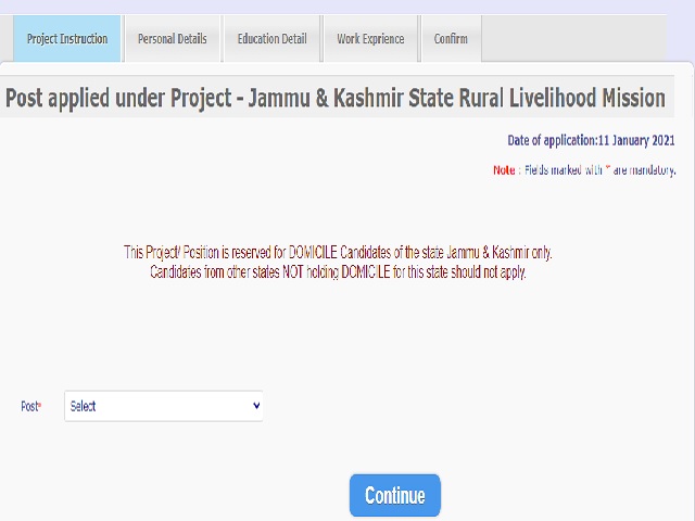 JKRLM Recruitment 2021: Apply Online for 168 SPM, DGM, Project Manager & Other Posts @sids.co.in
