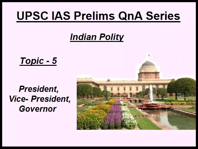 Upsc Ias Prelims 2021 Important Questions On Indian Polity Topic 5