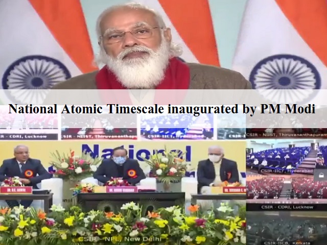 National Atomic Timescale inaugurated by Prime Minister Modi