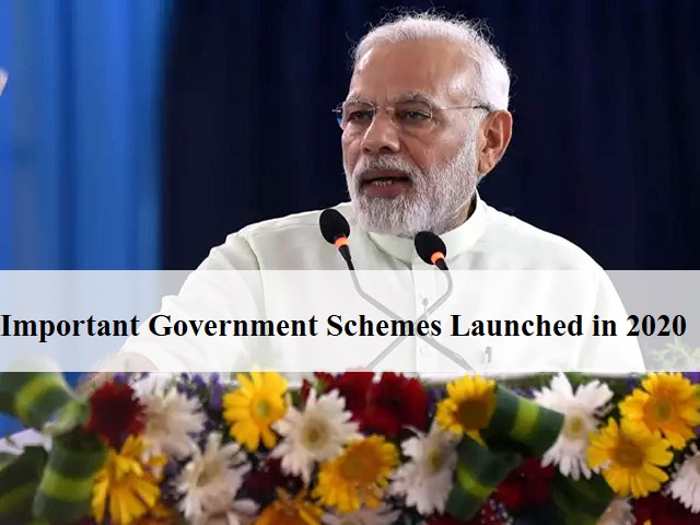 Government Schemes Launched in 2020