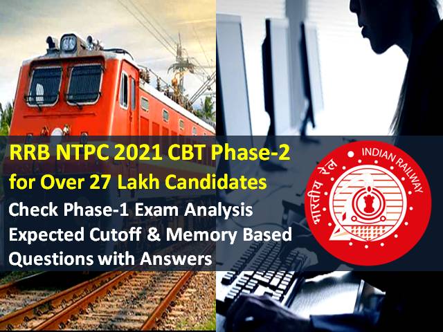 Rrb Ntpc 2021 Exam Phase 2 From 16th To 30th Jan For 27 Lakh Candidates Check Phase 1 Exam 0675