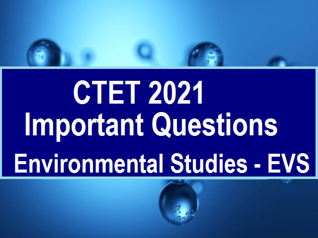 CTET EVS Questions & Syllabus