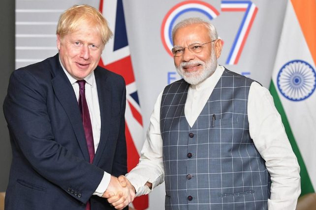 जून 2021 के जी 7 शिखर सम्मेलन में भाग लेने के लिए प्रधानमंत्री मोदी को ब्रिटेन का आमंत्रण
