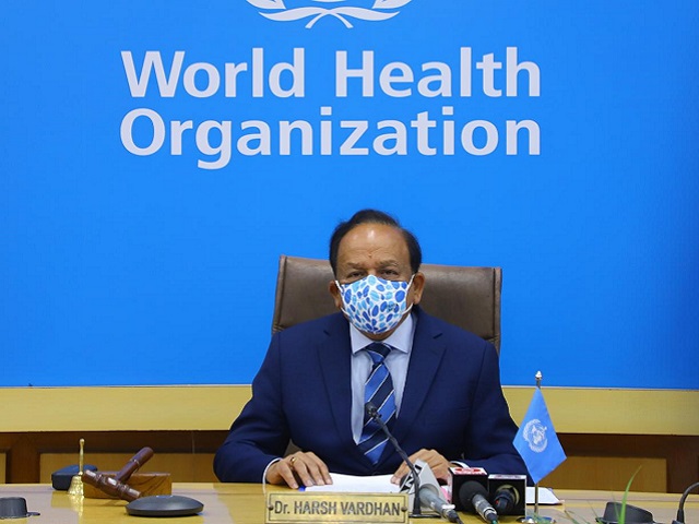 Dr. Harsh Vardhan chairs 148th session of WHO Executive Board, says 2021 to be Year of Global Solidarity