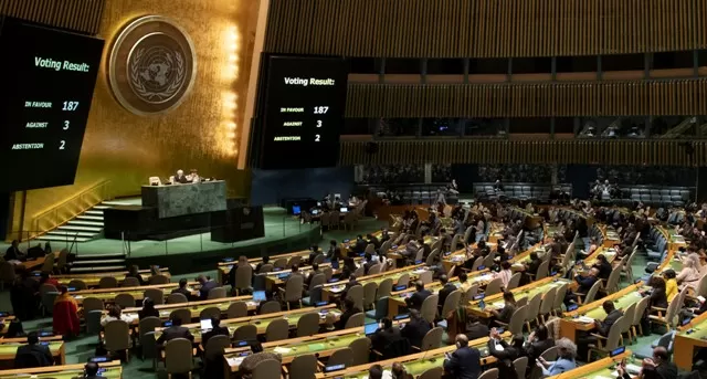 Iran and six other nations lose voting rights in UNGA