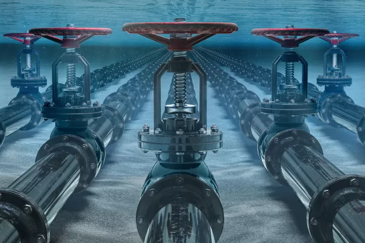Underwater Gas Pipeline 