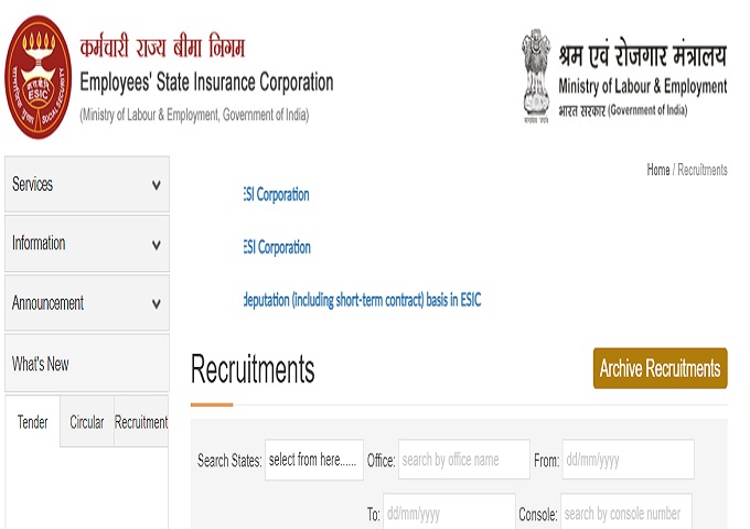 ESIC Karnataka Recruitment 2021, Walk in for 18 Part Time Medical Referee Posts
