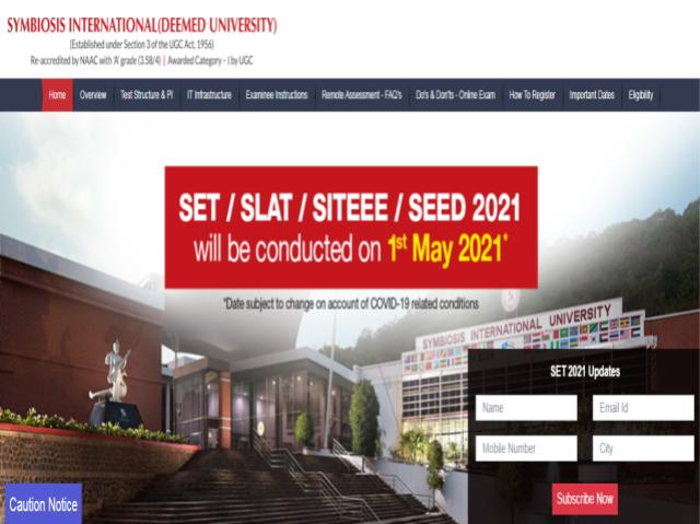 SET 2021 Entrance Exams