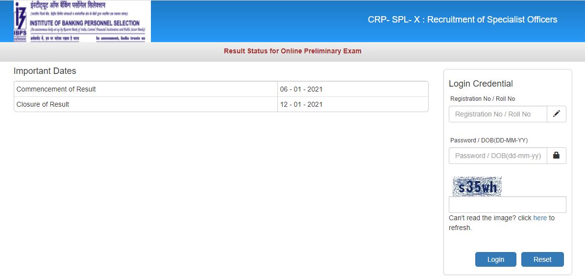 IBPS SO Prelims Result 2020 Out @ibps.in, Download Specialist Officer (AFO) Result Here, Mains on 24 Jan
