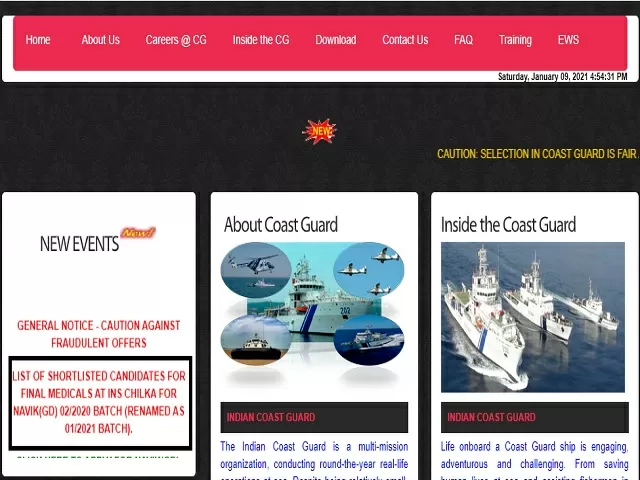 Coast Guard Navik GD Result 202
