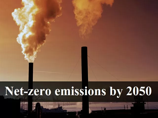 Net-zero emissions by 2050