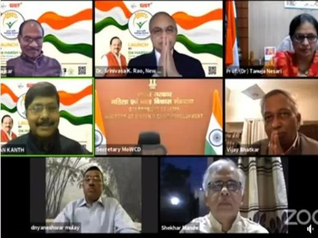 Live launch of 'Aahaar Kranti' Mission, Image courtesy: Twitter/ Health Minister Dr. Harsh Vardhan