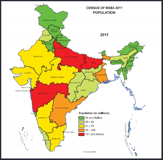 Largest State In India By Area And Population