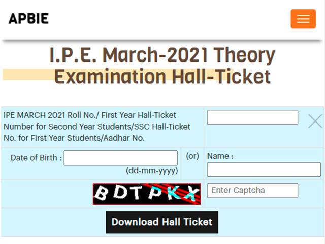 Ap Inter Hall Ticket 2021 Released Download Hall Ticket At Bie Ap Gov In