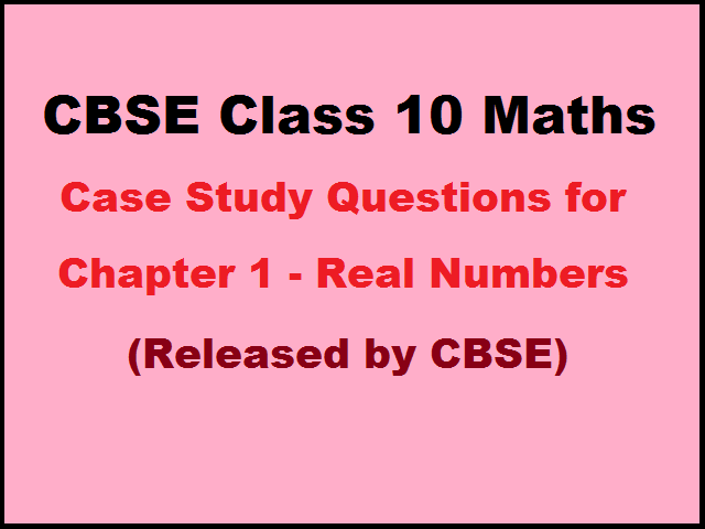 case study questions real numbers