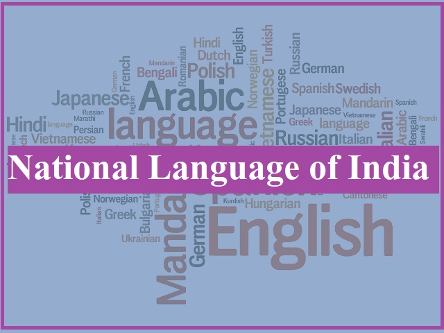 essay on national language of india