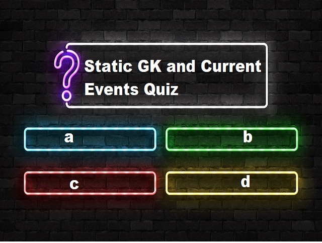 Static GK and Current Events Quiz: 8 April 2021
