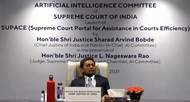 CJI SA Bobde ने सुप्रीम कोर्ट का पहला AI संचालित अनुसंधान पोर्टल SA SUPACE किया लॉन्च