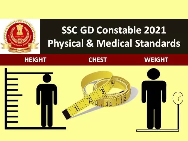 SSC GD Constable Registration @ssc.nic.in till 31st August 2021: Check Physical Standards, Height, Weight & Other Medical Standards
