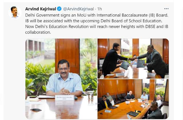 Delhi Government Signs MoU with International Baccalaureate Board For Delhi Board of School Education