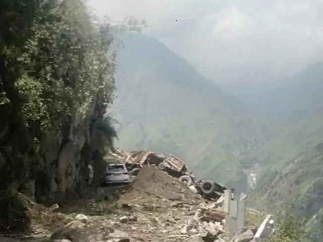 Landslide in Himachal Pradesh