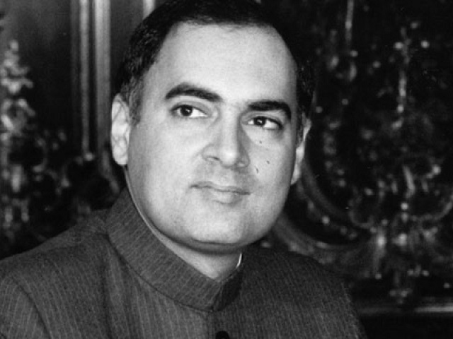Late Prime Minister Rajiv Gandhi