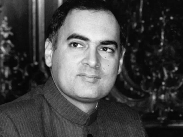 Late Prime Minister Rajiv Gandhi