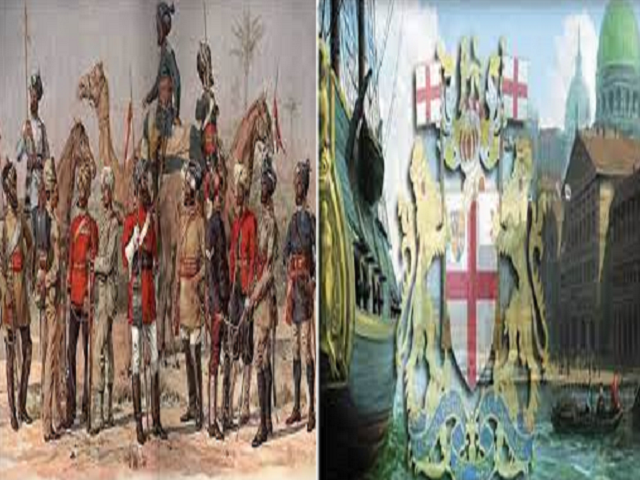 When and Why British first landed on Indian Territory in Hindi