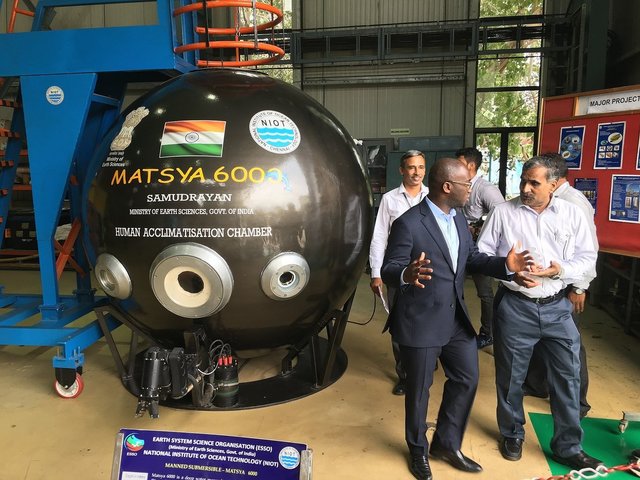 Deep Ocean Mission Submersible Matsya-6000, Twitter/Dept for BEIS