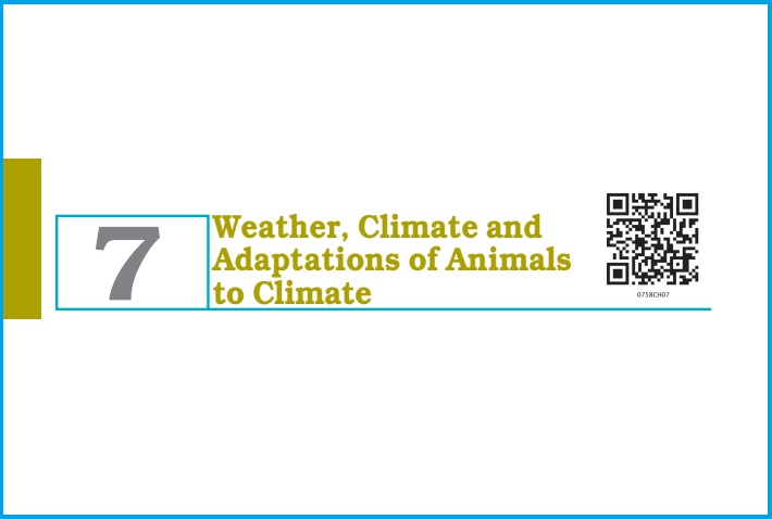 Weather, Climate and Adaptations of Animals to Climate - Chapter 7: Class  7th Science NCERT Book (PDF)