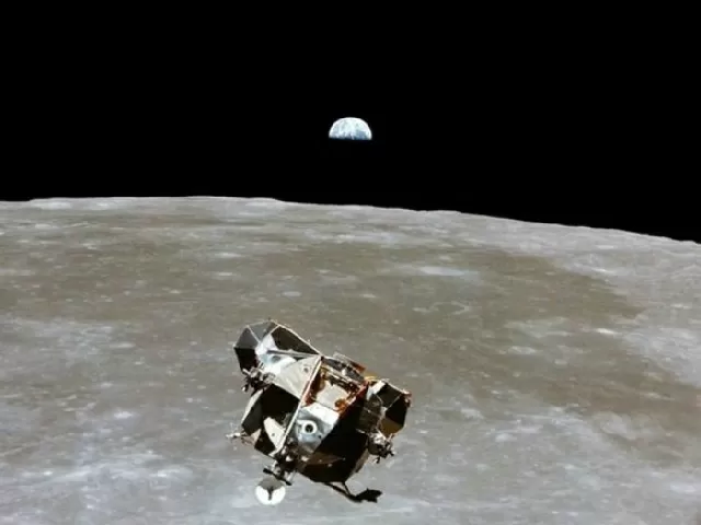 Presence of water molecules on moon