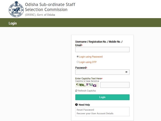 OSSSC RI Admit Card 2021 Updates: Revenue Inspector Exam on 29 August, Call Letter @osssc.gov.in