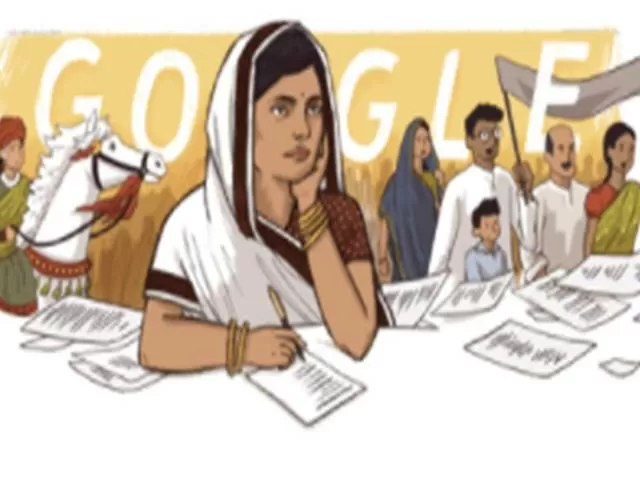 Subhadra Kumari Chauhan's doodle, Source: Google