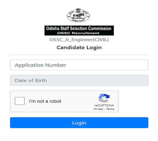 OSSC JE Mains Admit Card 2021 for Junior Engineer (Civil) Released ...