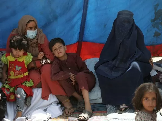 Afghanistan: Displaced women, children after Taliban takeover, Source: Reuters