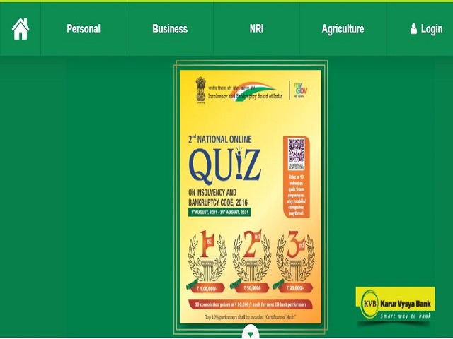 Karur Vysya Bank Recruitment 2021 for Business Development Associate (BDA), Apply Online @karurvysyabank.co.in/kvb.co.in