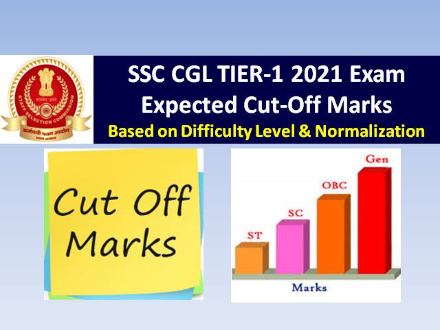 SSC CGL Expected Cutoff Marks 2021 (Answer Key Released @ssc.nic.in ...